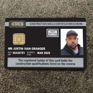 Black Cscs Card