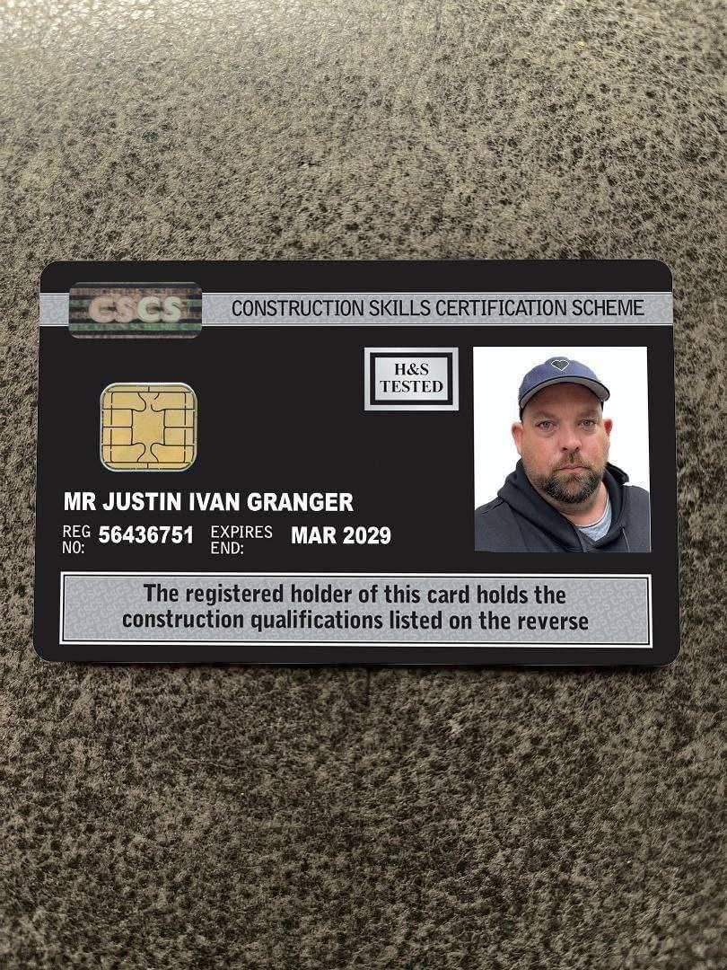 Black Cscs Card