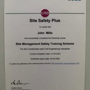 Smsts Certificate