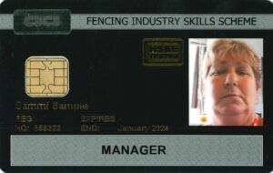 black CSCS card