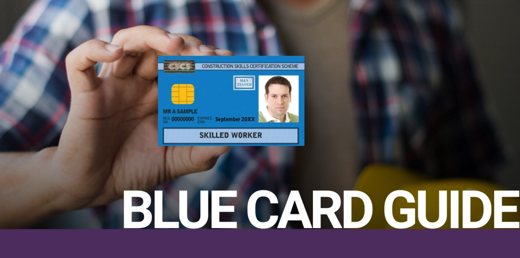 blue cscs card